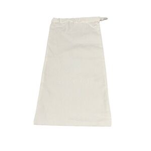 Gucci Dust Bag Rare White on White Drawstring Bag 17" x9"